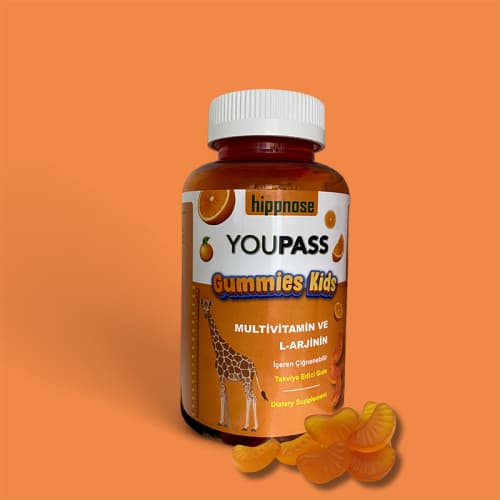 Hippnose You Pass Gummies Kids Takviye Edici Gıda 60 Çiğnenebilir Tablet