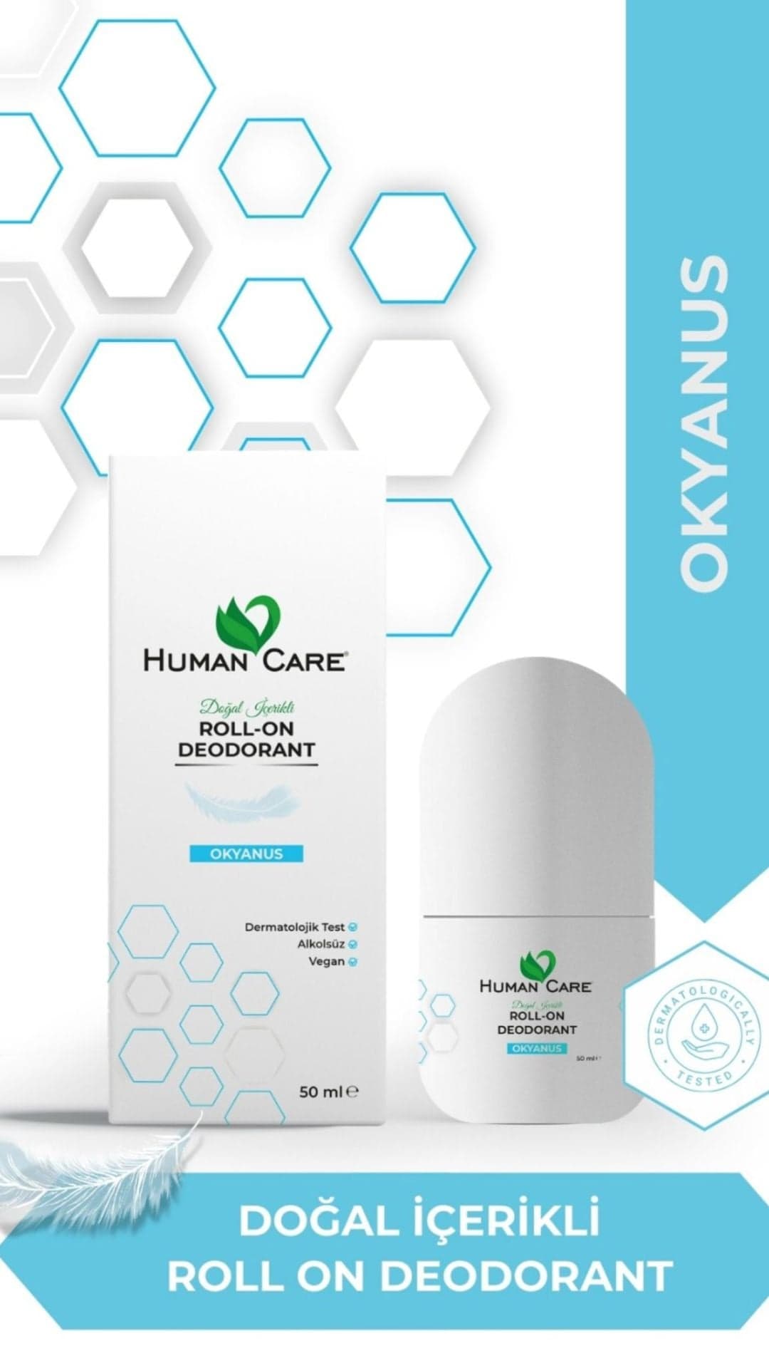 Human Care Doğal Roll On Okyanus Kokulu 50 ml