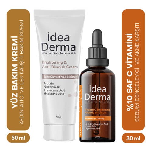 İdea Derma Lekeli Ciltler İçin SET
