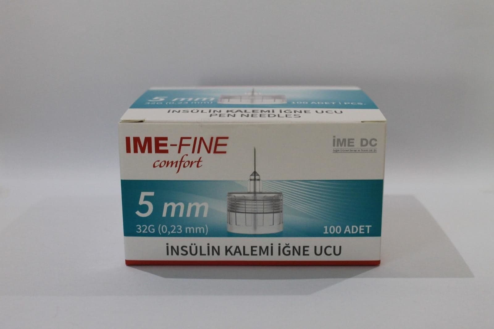 IME-FINE Comfort İnsülin Kalemi İğne Ucu 5 mm 100 Adet