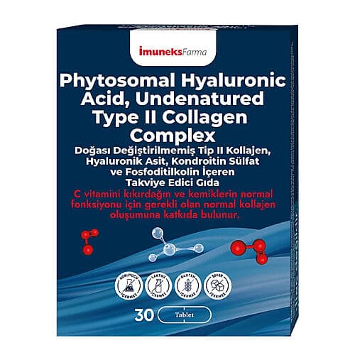 Imuneks Farma Type 2 Collagen Complex Takviye Edici Gıda 30 Tablet