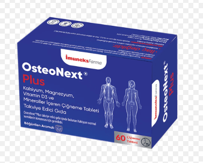 SKT:10/2026 İmuneks Osteonext Plus 60 Çiğneme Tableti