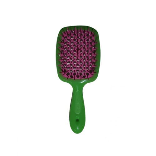 Janeke Superbrush Saç Fırçası Yeşil-Pembe