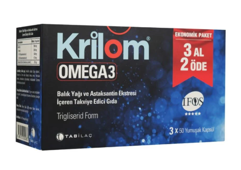 Omega 3 -- 50 Yumuşak Kapsül - 3 Al 2 Öde
