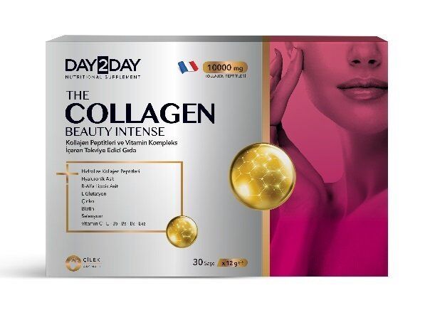 (KUTU HASARLI) Day2Day The Collagen Beauty İntense 30 Saşe x 12g