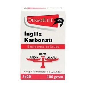 (KUTU HASARLI) Dermolife İngiliz Karbonatı 100gr