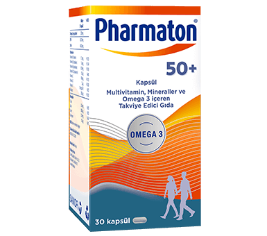 (KUTU HASARLI) Pharmaton 50+ Plus 30 Kapsül