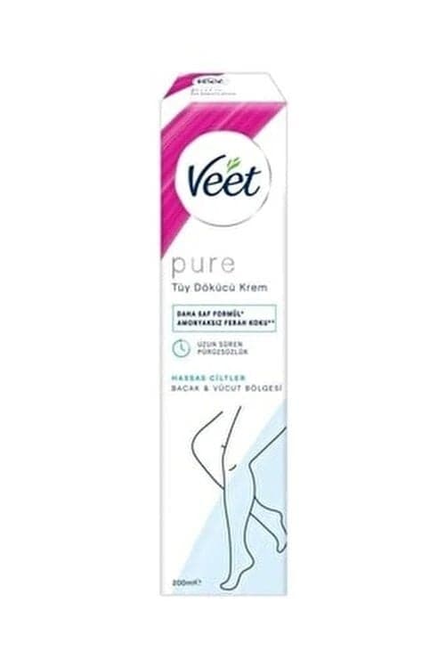 (KUTU HASARLI) Veet Pure Tüy Dökücü Krem Hassas Ciltler 200 Ml