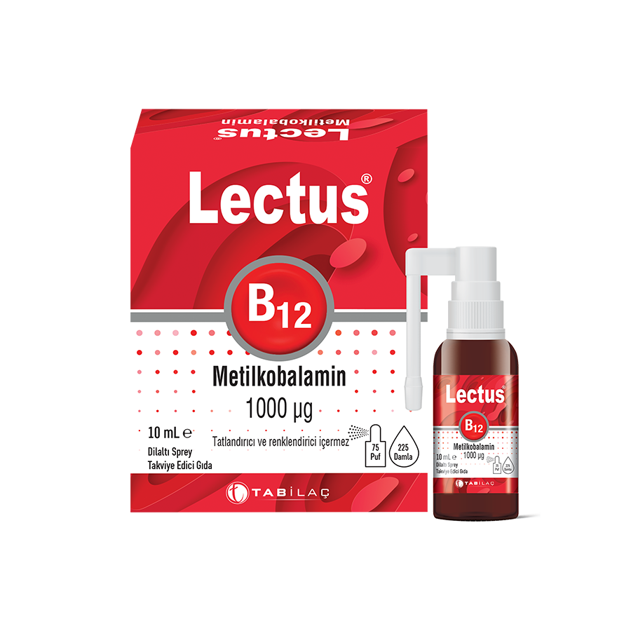 Lectus B12 Metilkobalamin Sprey 10 ml
