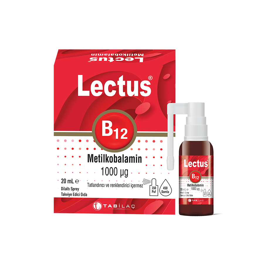 Lectus B12 Metilkobalamin Sprey 20 ml