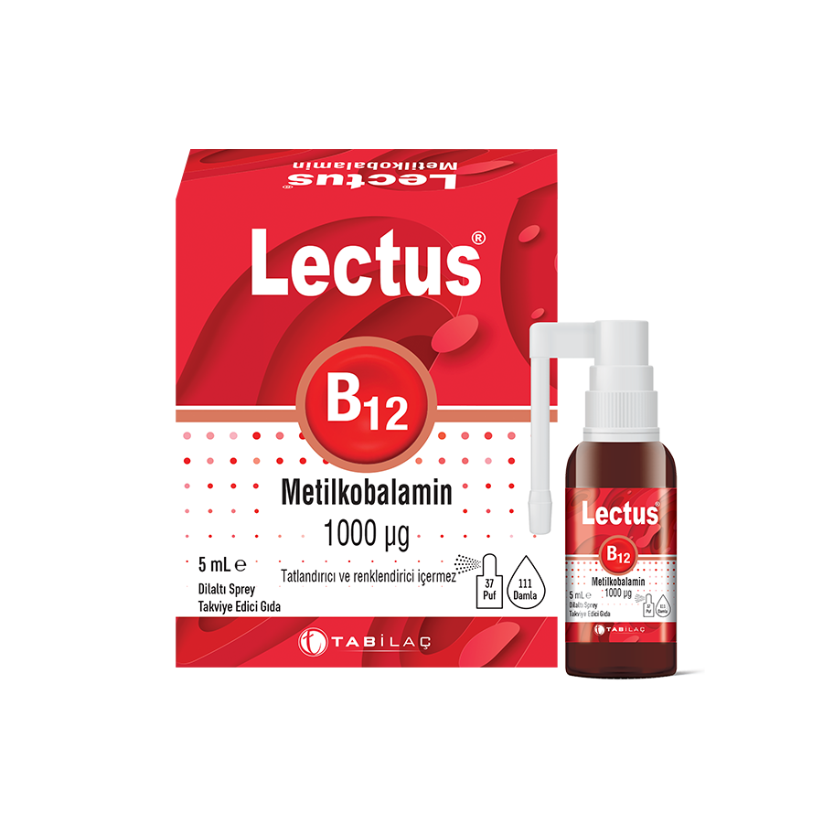 Lectus B12 Metilkobalamin Sprey 5 ml