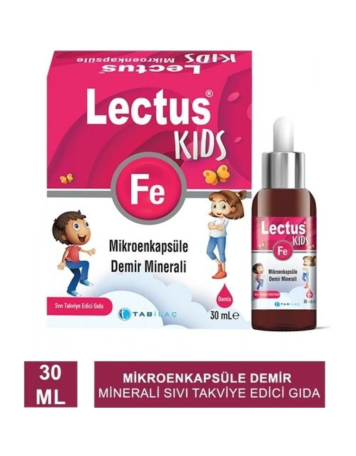 Lectus Kids Mikroenkapsule Demir Damla 30 ml SKT:11/2027