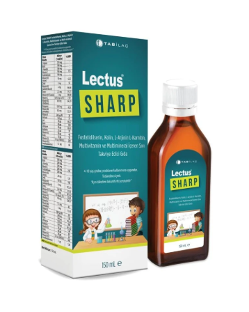 Lectus Sharp Şurup 150 ml SKT:04/2027