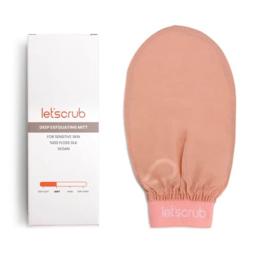 Letscrub %100 Floş İpek Duş Kesesi Hassas Ciltler Için