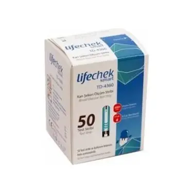 Lifechek Smart Kan Şekeri Ölçüm Stripi 50 Adet