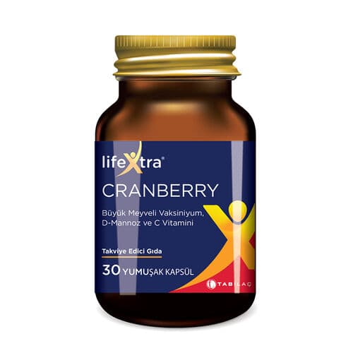 Lifextra Cranberry 30 Yumuşak Kapsül