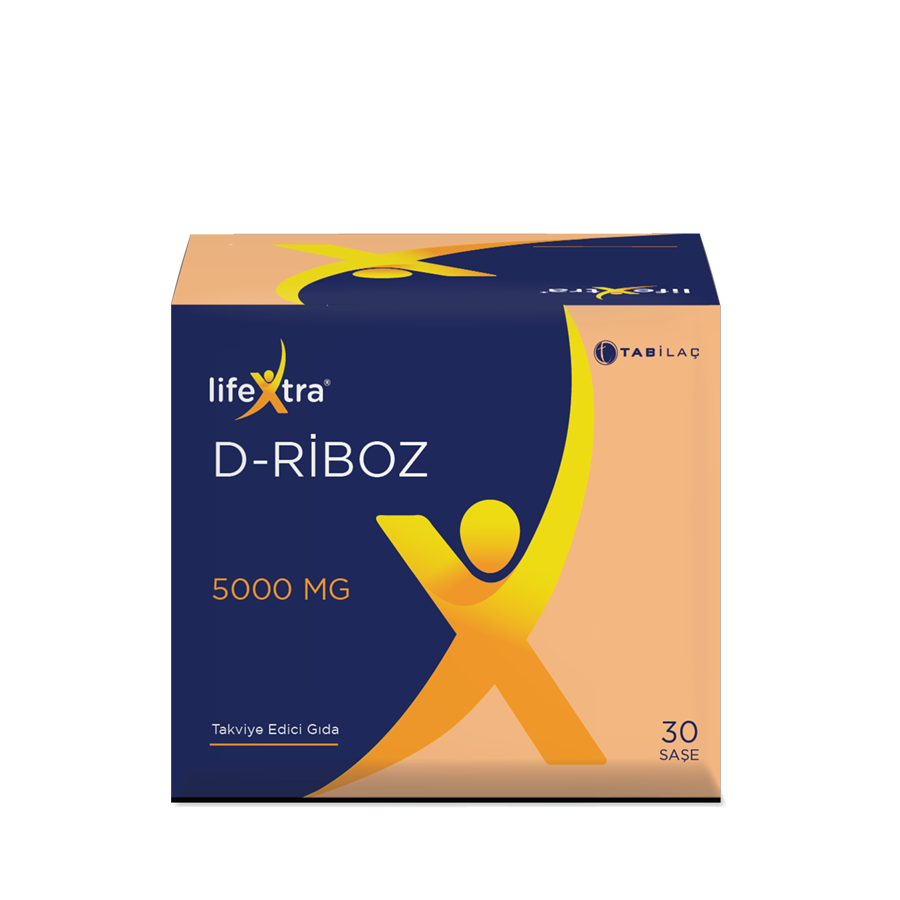 SKT:12/2026 Lifextra D-Riboz 5000mg 30 Saşe