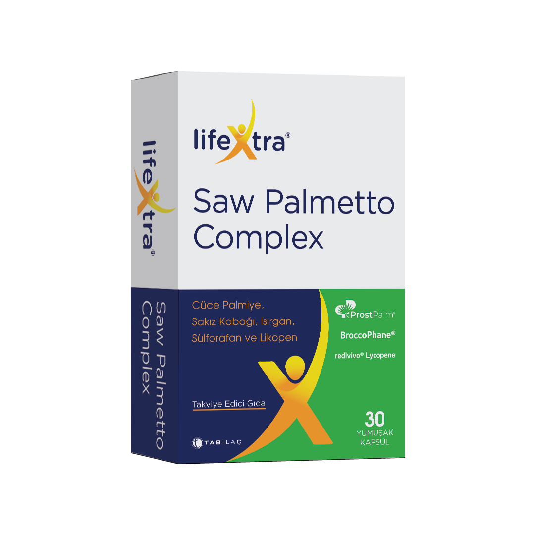 Lifextra Saw Palmetto Complex 30 Yumuşak Kapsül SKT:07/2027