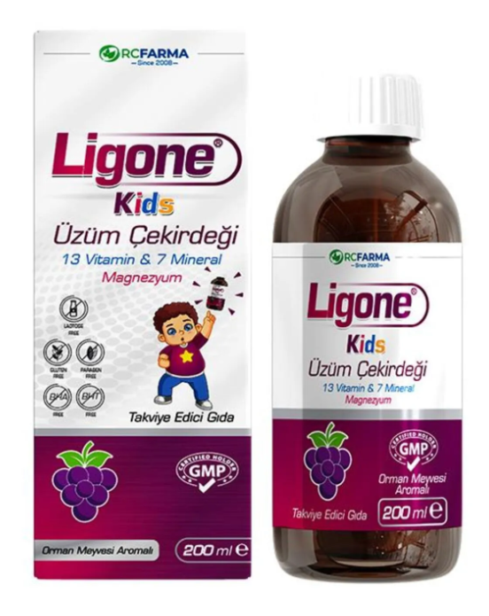 Ligone Kids Üzüm Çekirdeği 200 ml