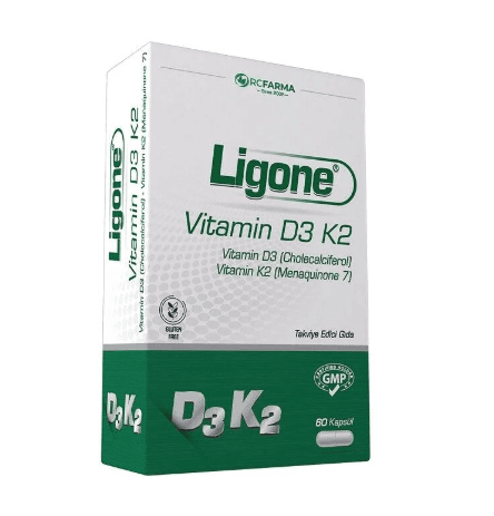 Ligone Vitamin D3 K2 60 Kapsül