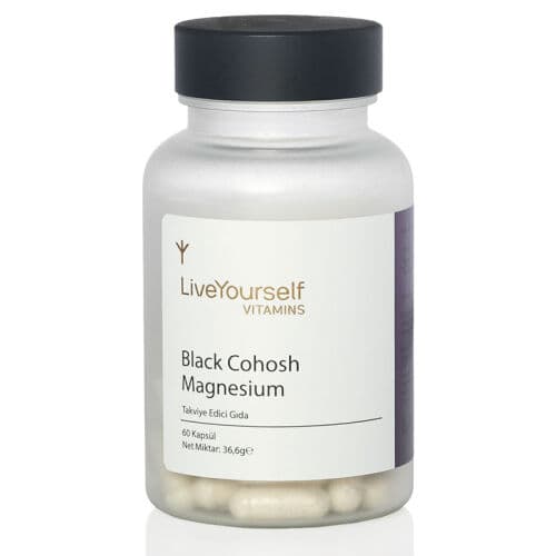 LiveYourself Black Cohosh ve Magnezyum 60 Kapsül