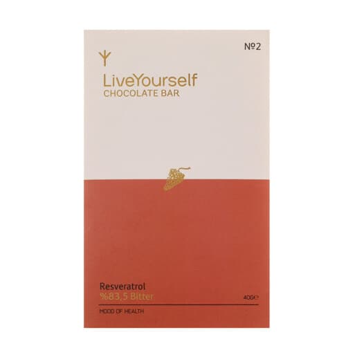 LiveYourself Resveratrol Chocolate Bar 40 g