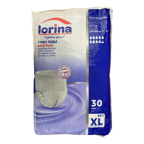 Lorina Emici Külot Hasta Bezi 30 Adet - XL
