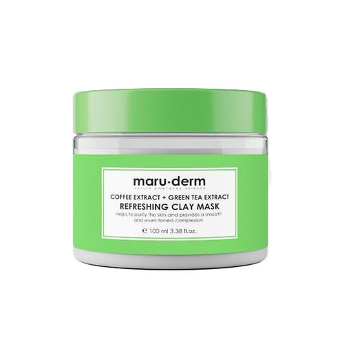 Maruderm Kahve ve Yeşil Çay Özü Tazeleyici Kil Maskesi 100 ml