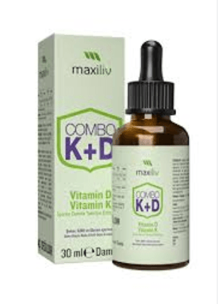 Maxiliv Combo Vitamin K+D Damla 30 ml