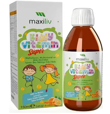 Maxiliv Kiddy Vitamin Süper Şurup 150 ml