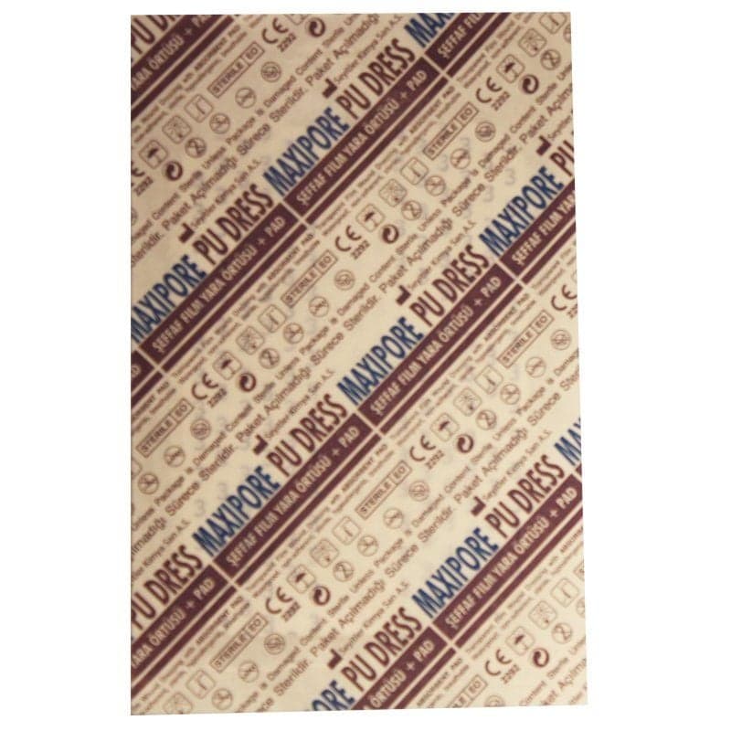 Maxipore Pu Dress Şeffaf Film Örtü 09cm x 15cm