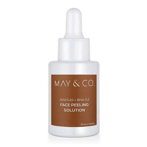 May Co AHA %20+ BHA %2 Yüz Peeling Solüsyonu 30 ml