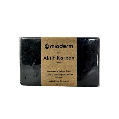 Miaderm Aktif Karbon Özlü Yağ Dengeleyici Cilt Bakım Sabunu 125gr