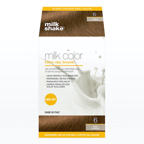 Milk Shake Milk Color Kalıcı Saç Boyası 6 - Koyu Kumral