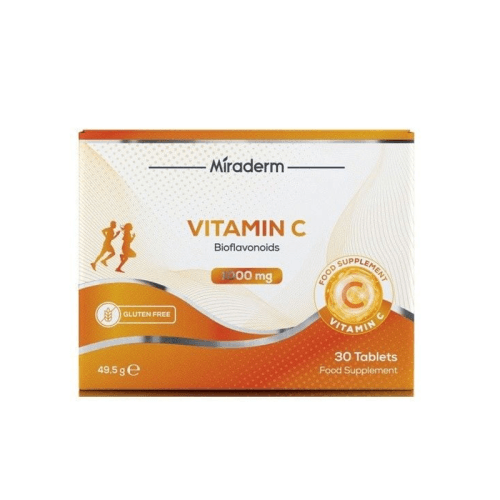 Miraderm C Vitamini 1000 mg İçeren Takviye Edici Gda 30 Tablet