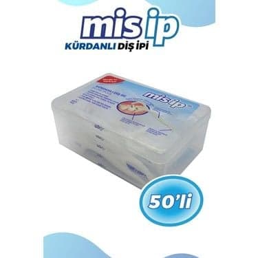 Mis İp Kürdanlı Diş İpi 50 Adet Kutulu