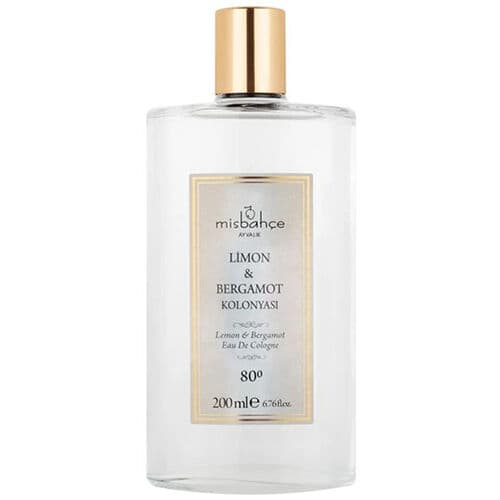 Misbahçe Limon ve Bergamot Kolonyası 200 ml