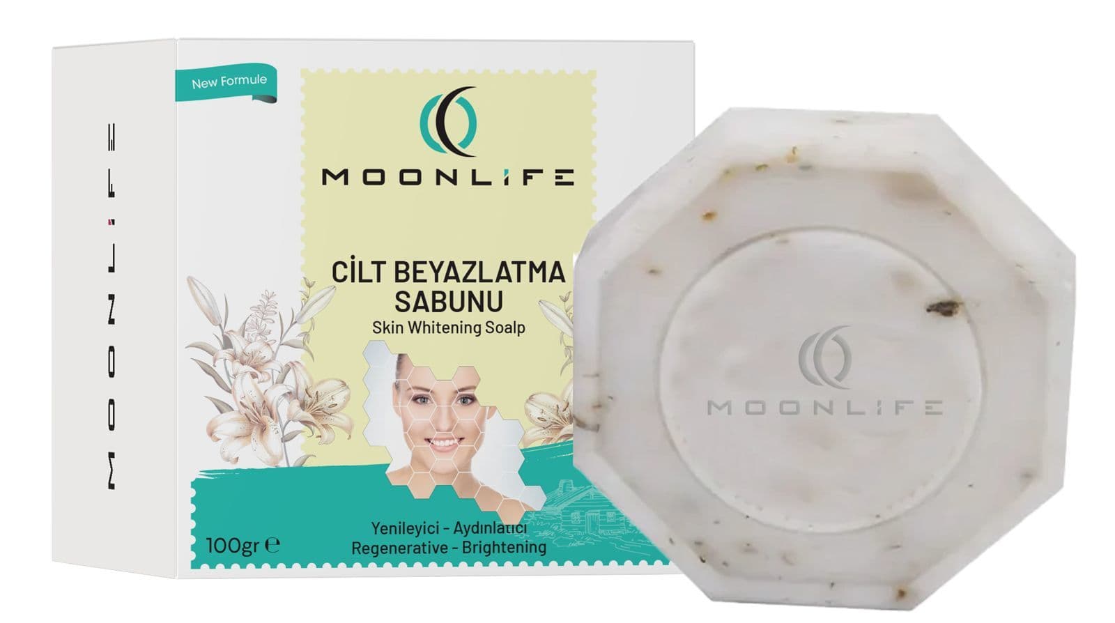Moon Life Cilt Beyazlatma Sabunu 100 gr