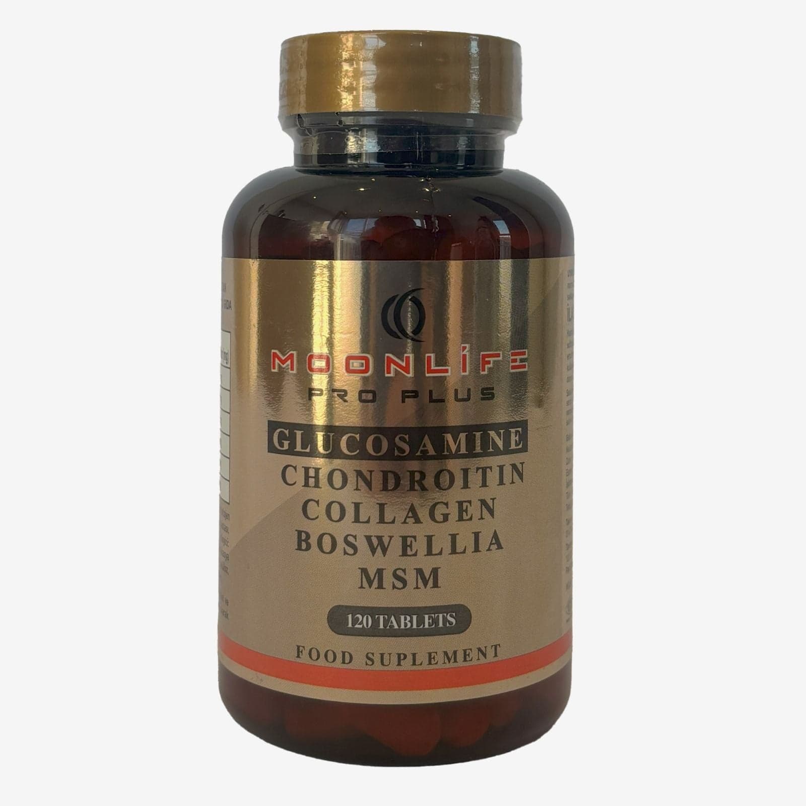 Moonlife Glucosamine Chondroitin Collagen Boswellia Msm 120 Tablet
