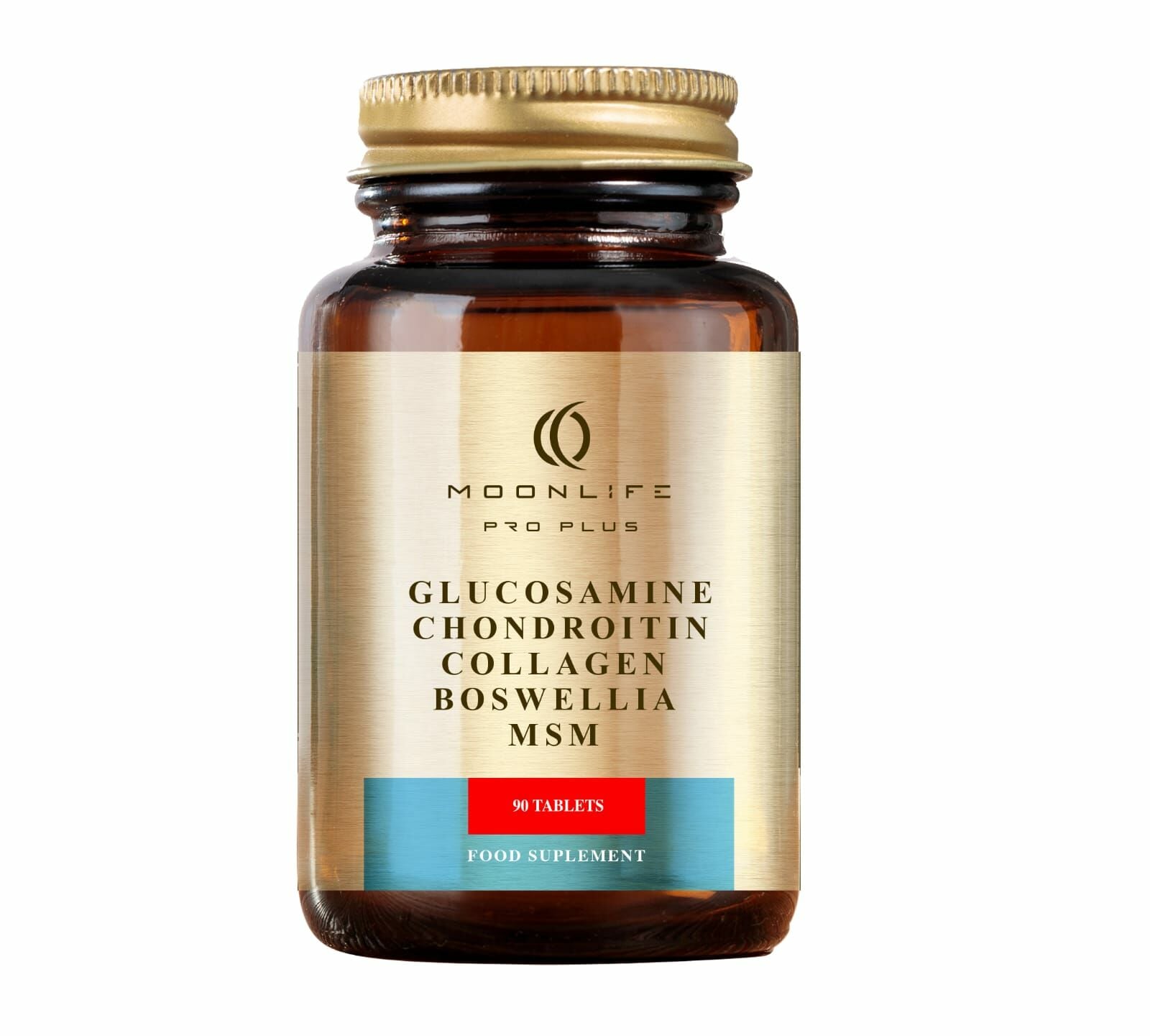 Moon Life Glucosamine Chondroitin Collagen Boswellia MSM 90 Tablet