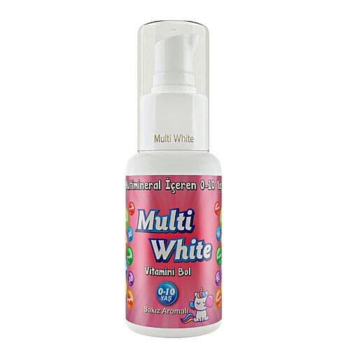 Multi White Sakız Aromalı Çocuk Diş Macunu 50 ml