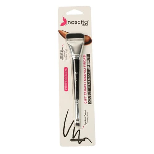 Nascita Çift Taraflı İnce Kontür ve Eyeliner Fırçası 497