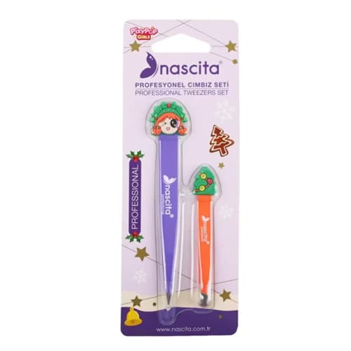 Nascita Pixy Pop Girls Profesyonel Cımbız Seti - Mor 2 Adet