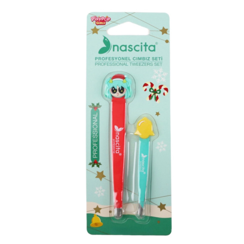 Nascita Pixy Pop Girls Profesyonel Cımbız Seti - Yeşil 2 Adet