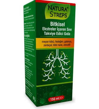 Natura Streps Bitkisel Şurup 150ml