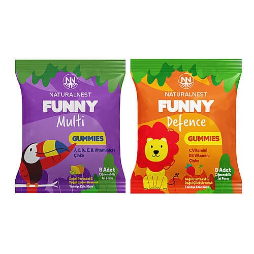 NaturalNest Funny Gummies Set