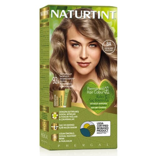 Naturtint Doğal Saç Boyası - 8A Kül Sarısı
