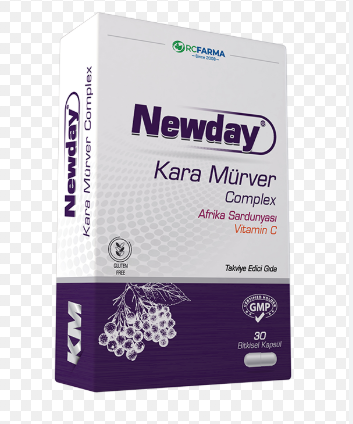 Newday Kara Mürver Complex 30 Kapsül