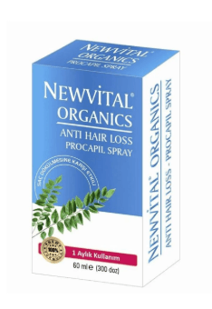 SKT:06/2026 Newvital Organics Anti-Hair Loss Procapil Sprey 60 ml