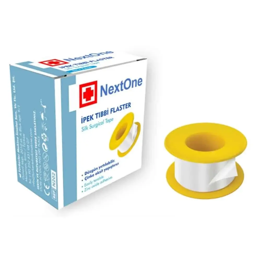 Nextone İpek Tıbbi Flaster 5 m x 1,25 cm